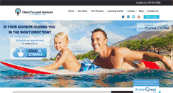 Desktop Screenshot of clientfocusedadvisors.com